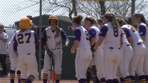 So what did sister jean tell the loyola players before the game? Loyola vs UNI softball - April 16, 2016 - Caitlin Wnek ...