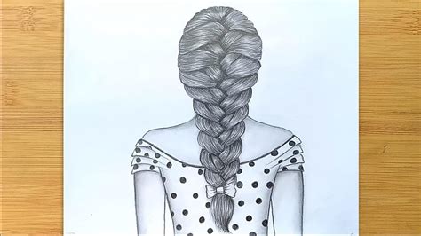 Hello there, in this video i show you how to draw hair: How to draw braids / Easy way to draw hair - step by step