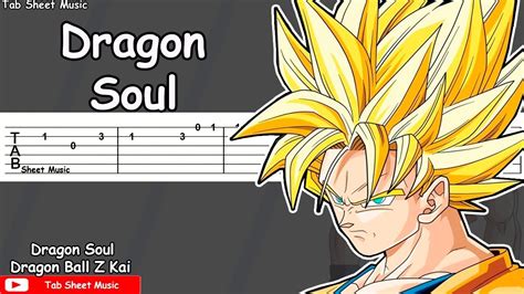 (on behalf of musica y entretenimiento); Dragon Ball Z Kai OP 1 - Dragon Soul Guitar Tutorial - YouTube