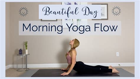 Morning yoga routines not only wake you up physically, but also set your mind for success. Quick Morning Yoga Flow for a Beautiful Day!!! 😇 - YouTube