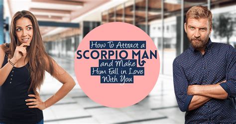 Oct 27, 2020 · if he still has feelings for you then it is more than possible that a scorpio man will think about you and miss you if things aren't going well. How to Attract a Scorpio Man and Make Him Fall in Love ...
