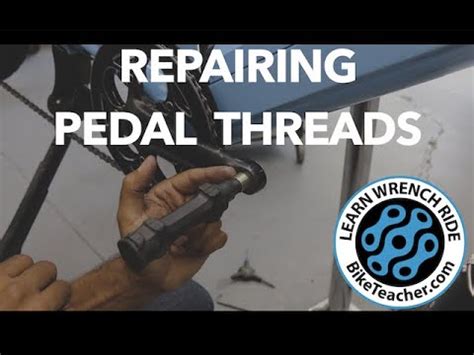 The other 3 went in fine, but the 4th stripped out. How to repair stripped pedal threads on the crank arm with ...