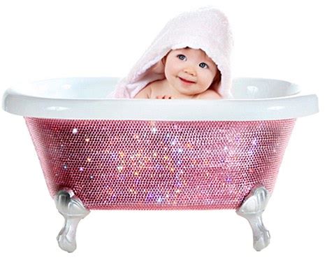 Baby bathtubs help parents make bathing their little one a whole lot easier. Beyonce gets £3,200 Swarovski baby bath gift from Kelly ...