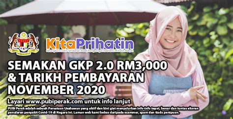 Adakah permohonan gkp anda diluluskan ataupun tidak? Semakan GKP 2.0 RM3,000 & Tarikh Pembayaran November 2020 ...