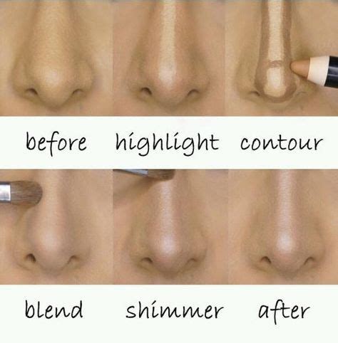 Jul 11, 2021 · when you're contouring your nose, think about what you can do to create the shape you want it to have. Pin on makeup