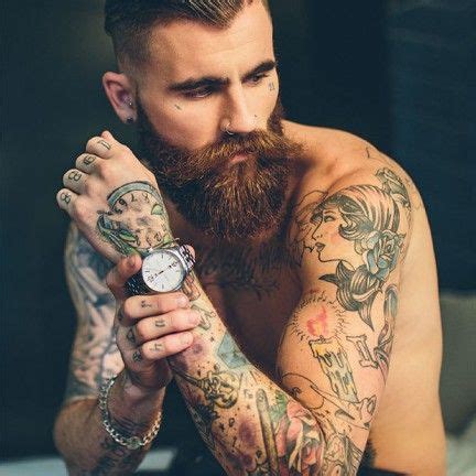 Hipster tattoos are fast becoming one of the most popular types of tats chosen by people who are in need of a statement or a piece of art to complete their style statement. hipster tattoos men - Google Search | Beards and fur ...