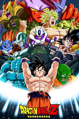 Der stärkste auf erden (german). Dragon Ball Z Movie Villain Poster Goku Broly Cooler ...