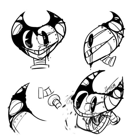 Also, if you have an old ink bendy has an entirely different model in the early prototype. Ask-Concept-Bendy — Prototype Bendy progress and info