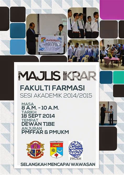 If not, please contact admin to change your email. MAJLIS IKRAR PELAJAR Fakulti Farmasi UKM sesi 14/15 ...