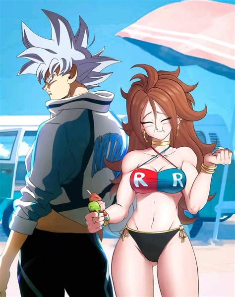 So, on mangaeffect you have a great opportunity to read manga online in english. Goku and Android 21 by SatZBoom on DeviantArt | Goku ...
