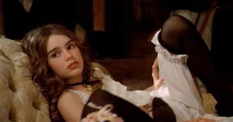 Usually, when a controversial film comes out, the hubbub dies off in a few weeks. 12 year old Brooke Shields in Pretty Baby : oldschoolcreepy