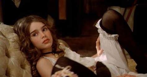 Not that she has not had a previously noteworthy resume. 12 year old Brooke Shields in Pretty Baby : oldschoolcreepy