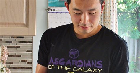 Logo mcu png shangchi marvelstudios marvelcinematicuniverse. Shang-Chi Star Shows Off Asgardians of the Galaxy Shirt ...