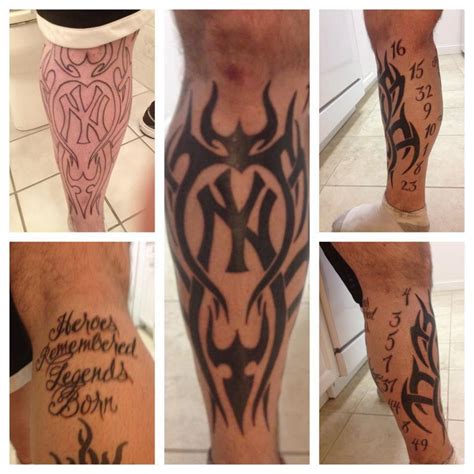 2nd annual asheville tattoo arts convention. Yankee Sleeve - tribute to retired players | Tattoos, Tribal, Tribal tattoos