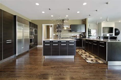 Heavy appliances can leave depressions (avoidable. 22 Kitchen Flooring Options and Ideas (Pros & Cons ...