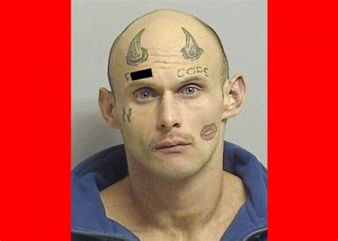 How do we know they're the hottest? Burglary Suspect With 'F*ck Cops' Face Tattoo Arrested to ...