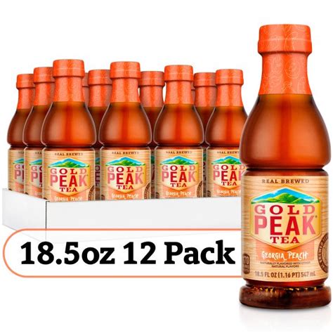 Choose an option sweet unsweetened peach green tea raspberry tea. Gold Peak Locally Sourced Georgia Peach Iced Tea, 18.5 Fl Oz Bottles (12-Pack) - Walmart.com ...