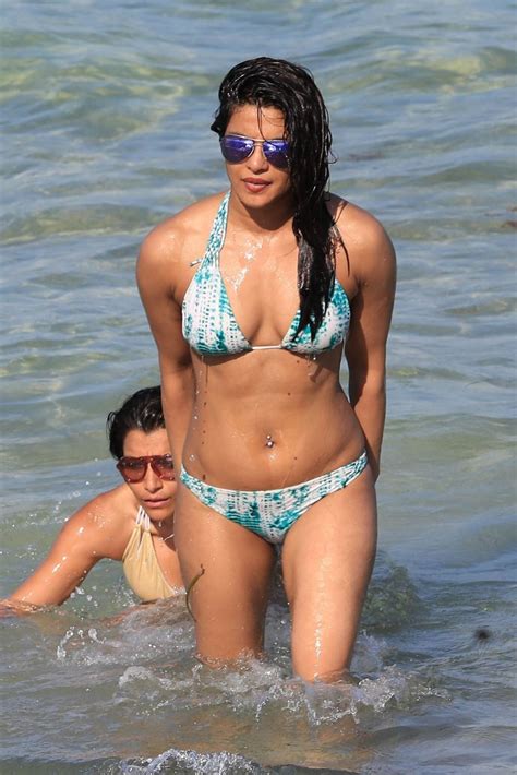 The actress said she felt good in a swimsuit — in public — when she. Priyanka Chopra Shows Off Her Bikini Body - Beach in Miami ...