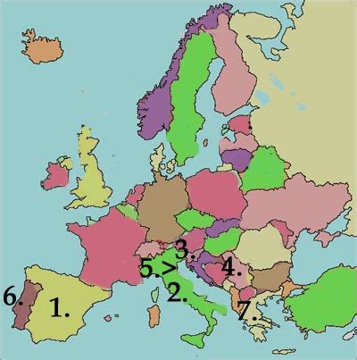 Southern european countries are spain, italy, greece, croatia etc. Southern Europe - Countries Capital Cities Multiple Choice #2