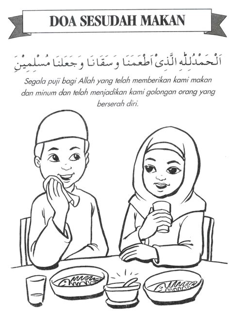 بِسْمِ اللهِ وَبَرَكَةِ اللهِ maksudnya: Doa Sesudah Makan Dan Minum