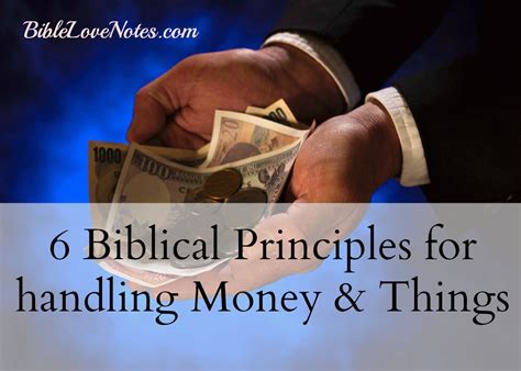Money is a great resources for good when in the hands of people who follow the bible financial principles, but when an unhealthy love of money becomes the primary desire of our hearts, it's become an unhealthy idol, and greed can drive us to do barbaric things in the unquenchable quest for more. 6 Biblical Principles About Money & Possessions | Bible ...