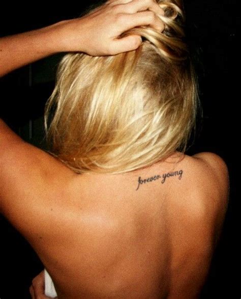Maybe you would like to learn more about one of these? Forever young | Forever young tattoo, Tattoos, Beautiful small tattoos