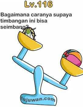 Tahan jempol kiri di layar, jempol kanan untuk membunuh lalat. Brain Out : Bagaimana Caranya Supaya Timbangan Ini Bisa ...