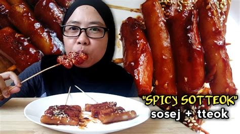 Guna sos korea adabi je mudah & sedap namaty… | asmr mukbang. Homemade Spicy sotteok guna sos korea adabi | Sausage ...