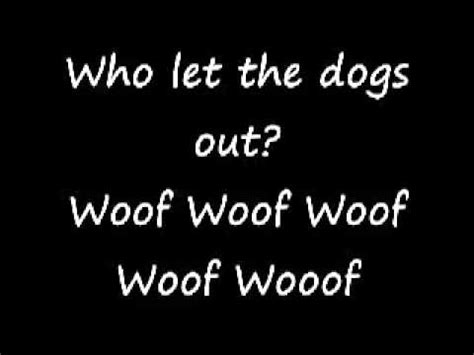 This is baha men, who let the dogs out who let the dogs out by eric heimbold on vimeo, the home for high quality videos and the people who… Who let the dogs out lyrics - YouTube