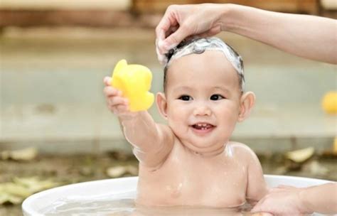 A lukewarm bath or sponge bath may help cool a fever. Baby's bath time: A moment of bonding, play and learning ...