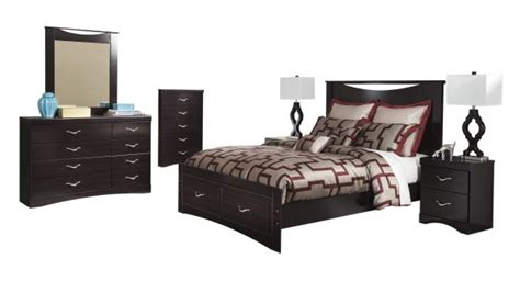 1 furniture retailer in north america with more than 1000 locations worldwide. Zanbury Contemporary Merlot Wood Master Bedroom Set ...