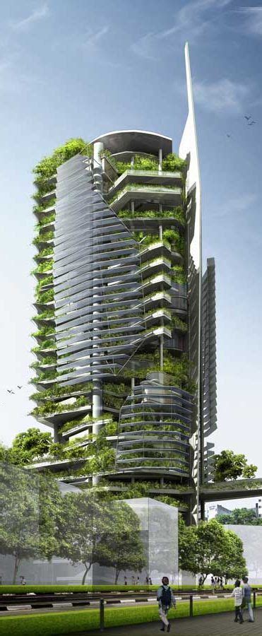 Sim sie hong innotech design architects sdn bhd p.o. Editt Ecological Tower, Singapore designed by T.R. Hamzah ...