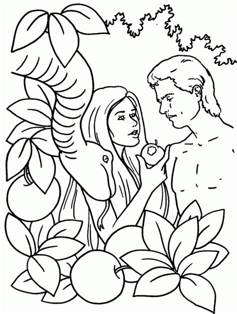 Adam & eve bible printables. Eve In The Garden Colouring Pages 153203 Adam And Eve ...