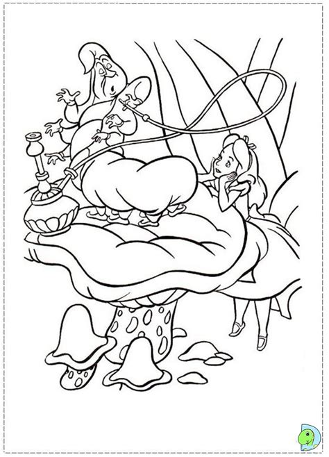 Alice's adventures in wonderland, popular as alice in wonderland, written by lewis carroll, is an english classic. Alice in wonderland Coloring page- DinoKids.org