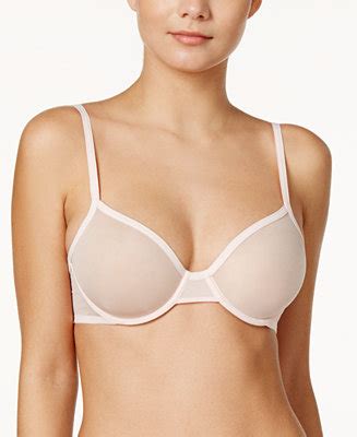 Best match | most recent. Calvin Klein Sheer Marquisette Underwire Unlined Demi Bra ...