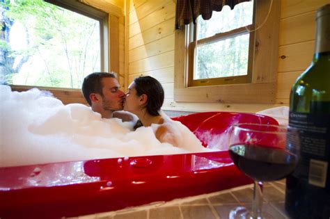 Cabins offer charm all year round. Red heart-shaped tubs attracting couples to W.Va. cabins ...