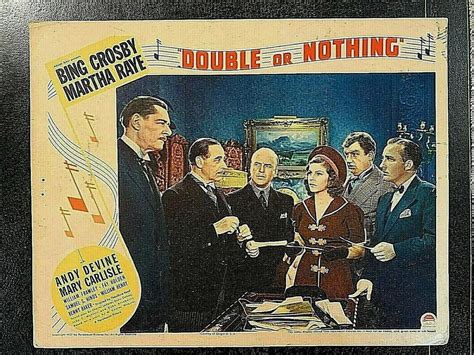 What's the full match card and predictions for aew double or. *RARE* DOUBLE OR NOTHING ORIGINAL 1937 LOBBY CARD - BING CROSBY, MARTHA RAYE
