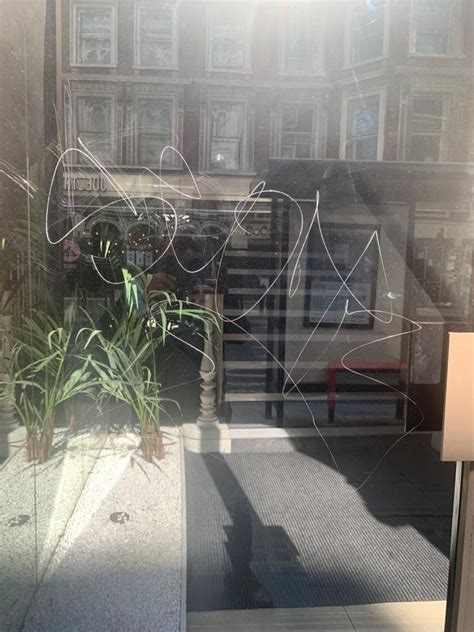 How to remove graffiti from glass. Graffiti on glass. How to remove acid etching graffiti on ...