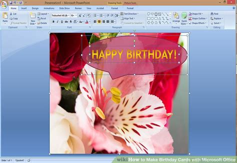 Click the paper tab in the page setup dialog box. How to Make Birthday Cards with Microsoft Office (with ...