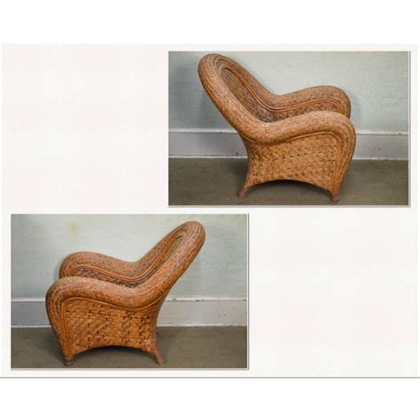 On style today 2020 09 17 cane dining room chairs here. Pottery Barn Malabar Woven Wicker Rattan Lounge Chair ...