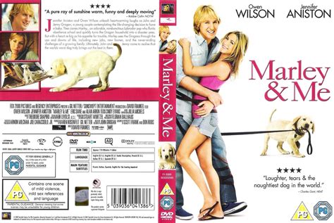 Marley and me is a comedy starring owen wilson and jennifer aniston as a couple learning love and life lessons as they go through life with a tractor of a pet labrador who destroys this teaser trailer is basically just a dog running down the beach. COVERS.BOX.SK ::: Marley and Me (2008) - high quality DVD ...