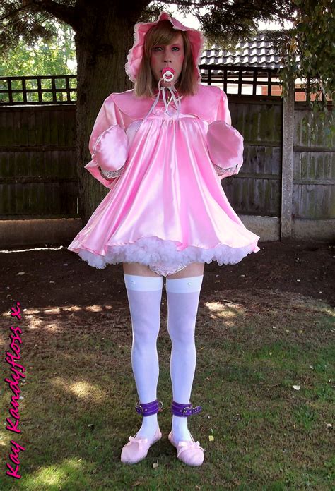 Flip over sweetie, she commanded softly. Sissy Baby Kay put on display.