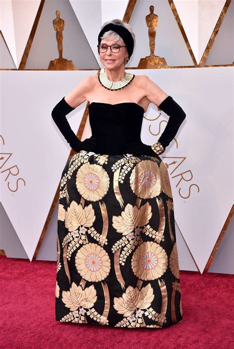 An oscar, emmy, tony and grammy. Rita Moreno Re-Wore Her 1962 Academy Awards Dress to the ...