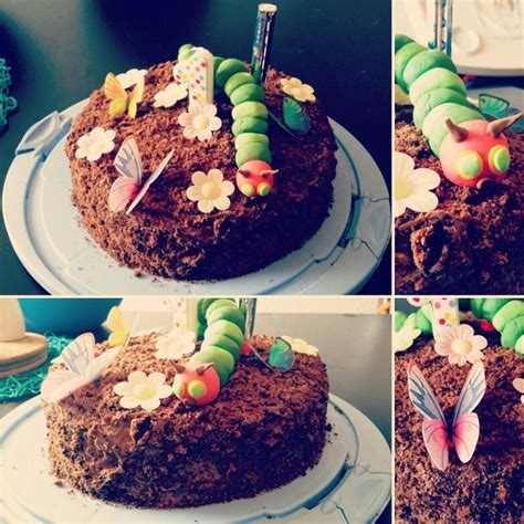 Geburtstag feierten wir eine raupe nimmersatt party! Raupe Nimmersatt Torte | Raupe nimmersatt torte, Raupe ...