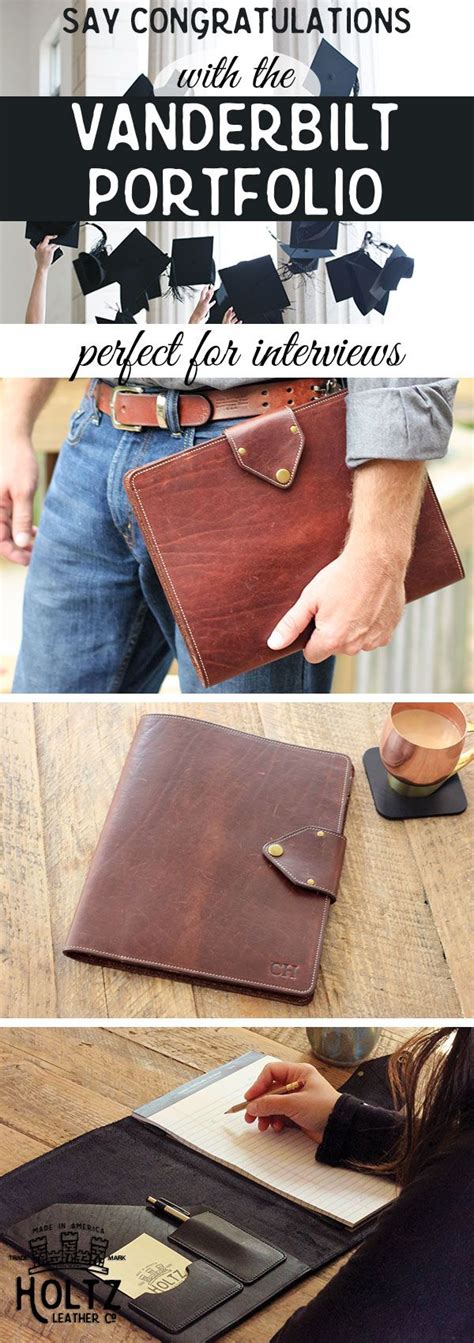 Whether your college grad is headed to a new job or a different adventure, these useful gifts will help them on the road to adulthood. The Vanderbilt Fine Leather Portfolio Padfolio | College ...