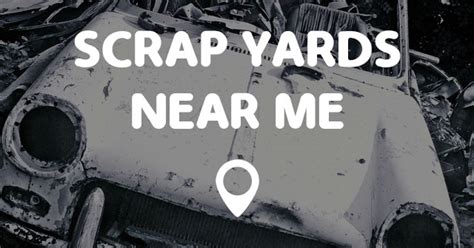 From car shows and classic car auctions to swap meets and more, be sure to browse our event center. SCRAP YARDS NEAR ME NOW - Points Near Me