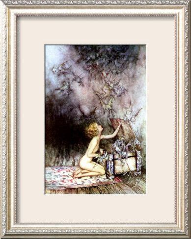 Helga pohlen \ urft valley art. 'Pandora's Box' Framed Giclee Print - Arthur Rackham ...