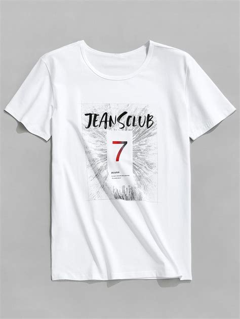 Check spelling or type a new query. Letters Print Geometric Graphic Print Casual T-shirt ...