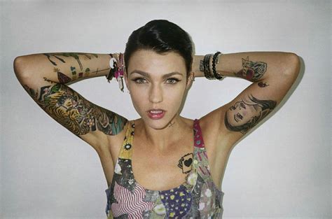 She is a huge fan of japanese anime and she has inked several anime characters on her inner arm. Pin by Neva on The Incomparable Ruby Rose. | Ruby rose ...