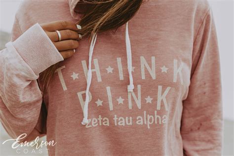 Great savings free delivery / collection on many items. ZTA Think Pink Distressed Hoodie in 2020 | Philanthropy ...